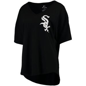 Chicago White Sox Women’s Oversized Spirit Jersey V-Neck T-Shirt