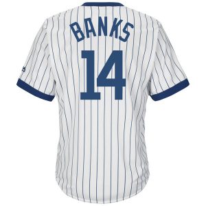 Ernie Banks Chicago Cubs Majestic Cool Base Cooperstown Collection Player Jersey